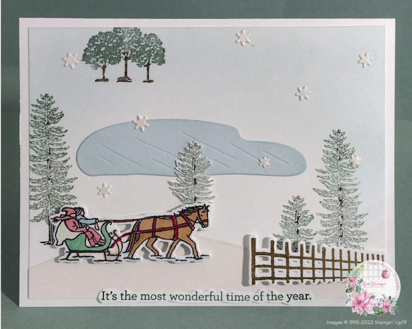 Christmas Barn Card 2