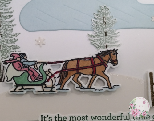 Christmas Barn Card 1